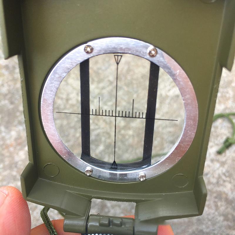 High Precision American Compass Multifunctional Military Green Compass