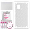apgo Protective Skin Sticker for the Back+sides Compatible with Samsung Galaxy A51, Full Wrap Film, Foil, Vinyl - Pattern Transparent Carbon