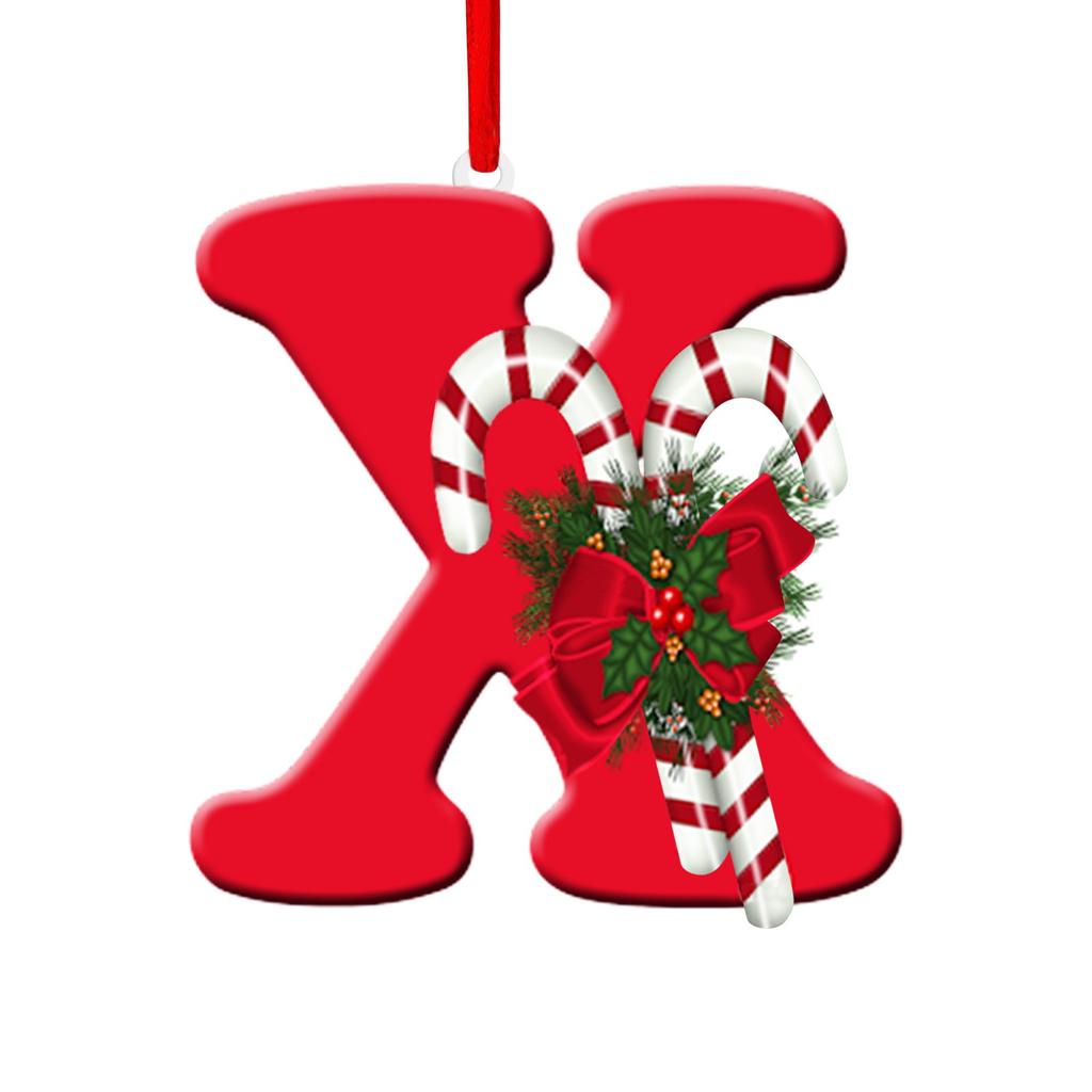 26 Letter Christmas Tree Hanging Personalized Christmas Letter Decoration