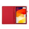 Подходит для Redmi Pad SE 11-дюймовый плоский кожаный чехол, однотонный чехол-книжка с узором личи, складная подставка, противоударный защитный чехол