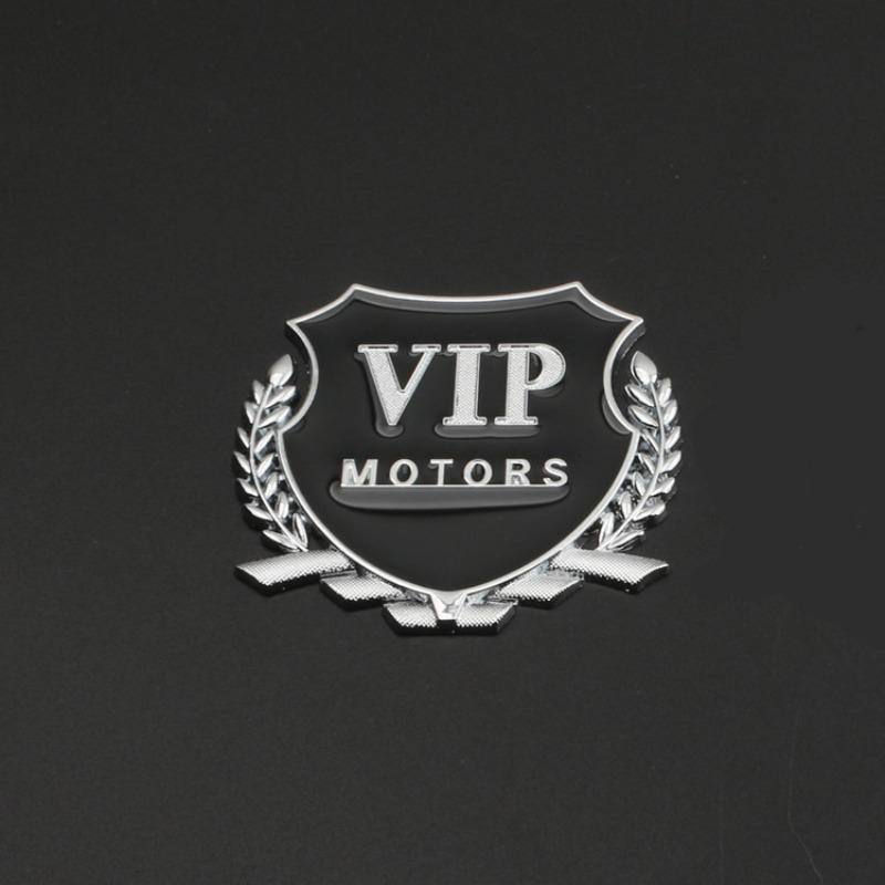 Новый персонализированный VIP логотип автомобиля слово VIP логотип на автомобиль боковой логотип декоративная наклейка модифицированный металлический логотип на багажник наклейка для японского автомобиля