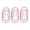 4 Box Cute Cat Paper Clip Fun Shaped Plated   Paper Clamp Book  Clips Wire Book  for File Classification