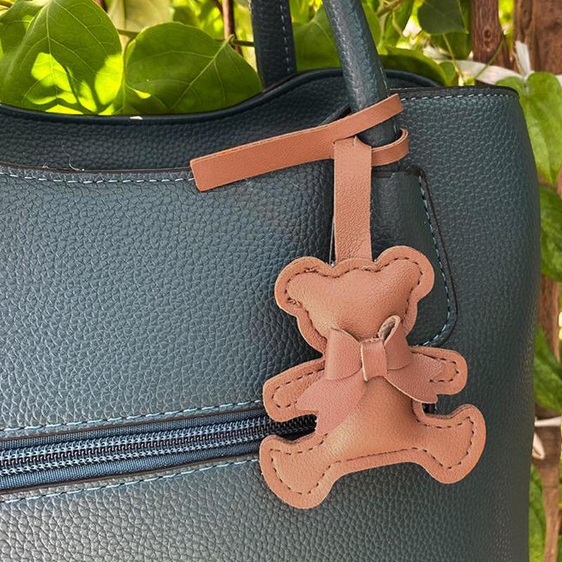 ПУ кожаный брелок милый бант декоративная сумка кулон украшение несколько цветов женщины девушки подарочные аксессуары