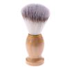Household Soft Hair Brush Nylon Facial Washing Brush Wooden Handle Beard Brush