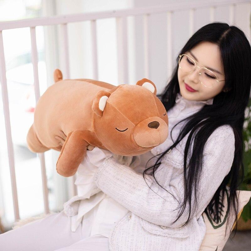 1 шт., 50/80 см, милая панда Шиба-ину, медведь, свинья, плюшевые игрушки, кавайная подушка, мягкие куклы с животными, мягкая подушка, подарки для детей