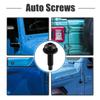 uxcell 12 шт. Болты Torx с жесткой крышкой для Jeep Wrangler JK 2007-2018 Сверхдлинные Автомобильные Запасные Болты Нержавеющая Сталь Черные