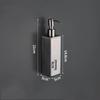 Chrome/Brushed/Black Stainless Steel Liquid Soap Dispensers Shampoo Bathroom Accessories Hotel Hardware Washing Portable Machine
