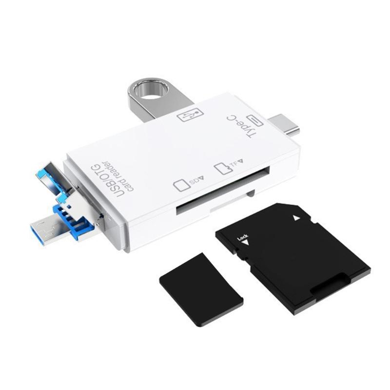 Многопортовый кардридер Type C SDTF SDXC MicroSD для легкой передачи файлов между устройствами