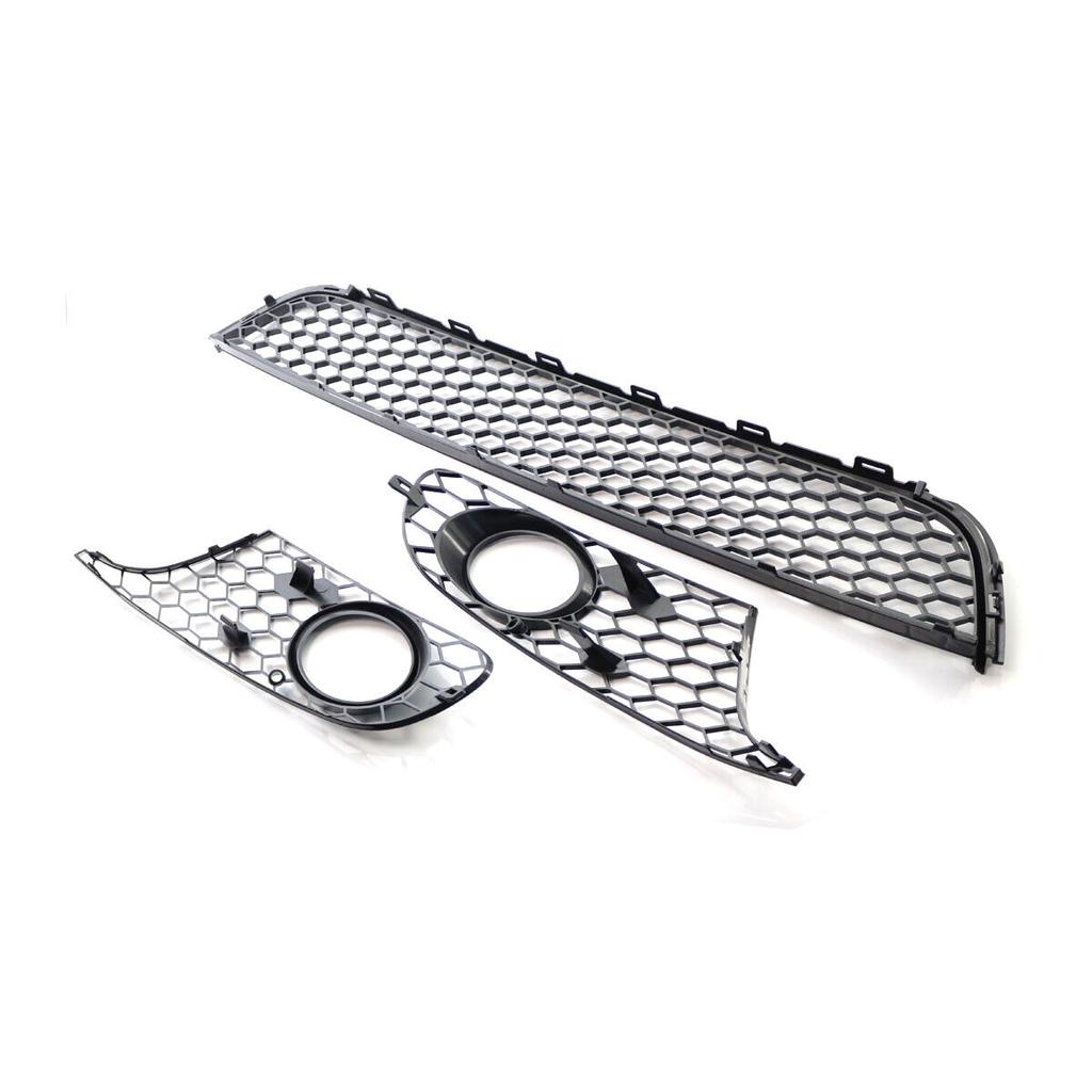 Сотовая передняя центральная нижняя часть бампера сетка решетка противотуманная фара для VW Golf MK6 2009-2013 противотуманная фара вентиляционная решетка сетка решетка крышка