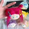 1Pc Cartoon Mini Doll Key Pendant Cute Plush Doll Keychain For Women Anime Kawaii Bag Key Chains Lover Couple Gifts