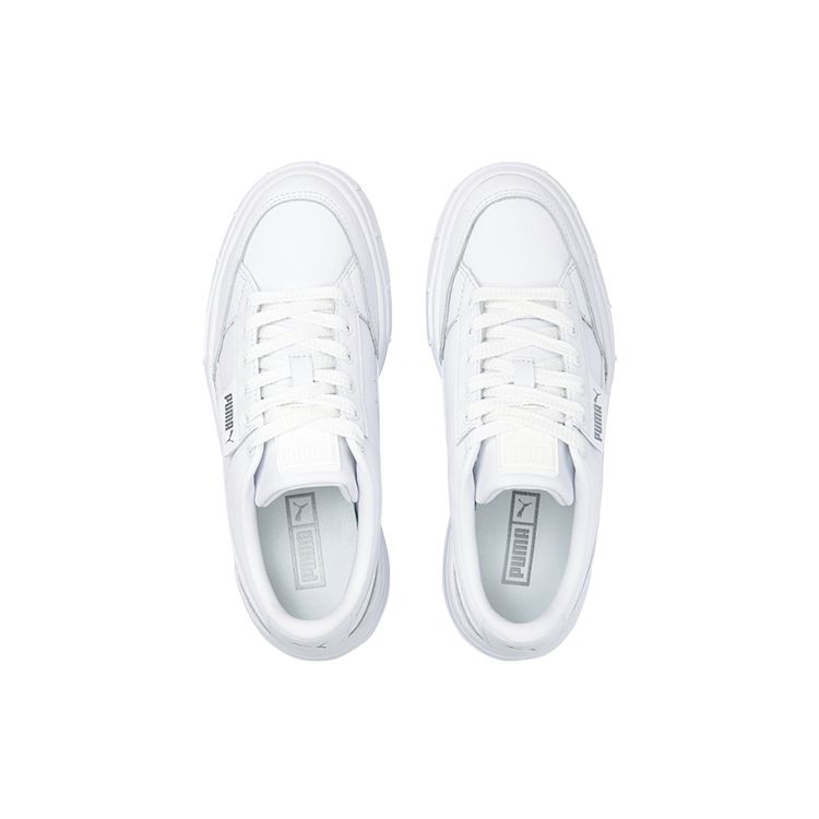 Puma Кроссовки Mayze Stack Leather Triple White Women 384412-01