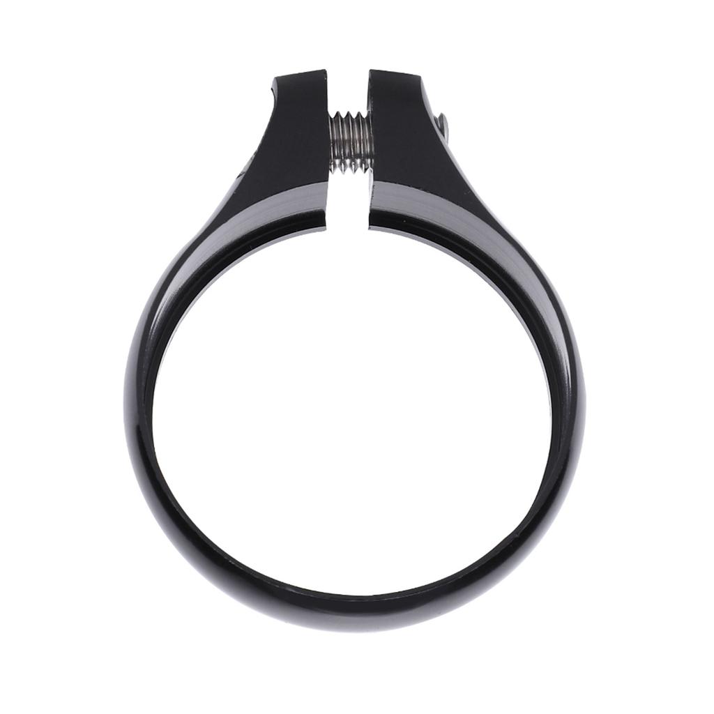 Велосипедный болтовой зажим 31,8 мм для подседельного штыря 27,2 мм Сверхлегкий (черный)