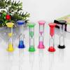 Anti-fall Hourglass Sand Clock Kids Toys Decoration Plastic 6 Piece Set Accessories Student Gifts Timepiece Table Wall Hour Home
