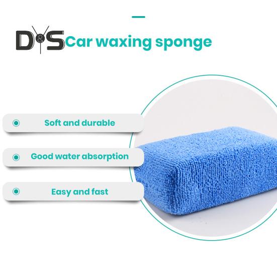 Мягкий аппликатор из микрофибры, супер водопоглощающая автомобильная губка для мытья воском, чистящая подушечка, автомобильные аксессуары