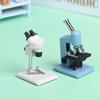 Mini Simulation Microscope Micro Model Mini Toys Miniature Ornaments Mother Garden