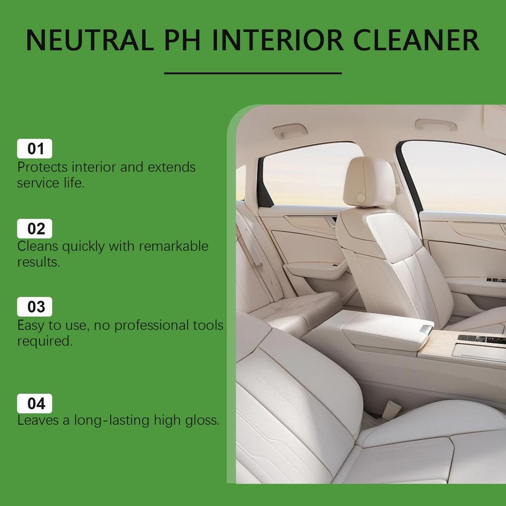 Набор для чистки салона автомобиля, чистящее средство для мягкой обивки сидений и внутренней отделки 120 мл