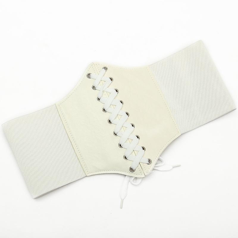 Женский корсет в дворцовом стиле, широкий пояс, эластичный пояс из искусственной кожи, утягивающий талию, женский эластичный пояс, формирующий корсет, аксессуары для платья EMA