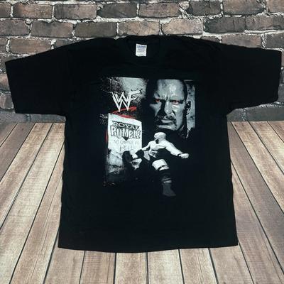 Винтажная футболка WWF 1999 Royal Rumble No Chance In Hell XL Stone Cold Steve Austin