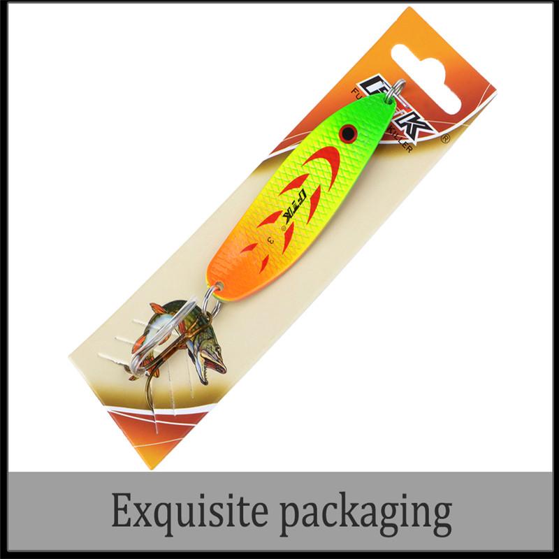 FTK 5 шт., 10,5 см-12 см, 20 г-30 г, металлическая жесткая приманка, рыболовный тройной крючок, рыболовные снасти, приманка для лосося, искусственная рыболовная снасть