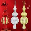 Christmas Tree Topper Xmas Glitter Treetop Anti-slip Bottle Gourd Shape Decoration Create Atmosphere Party Decor Holiday