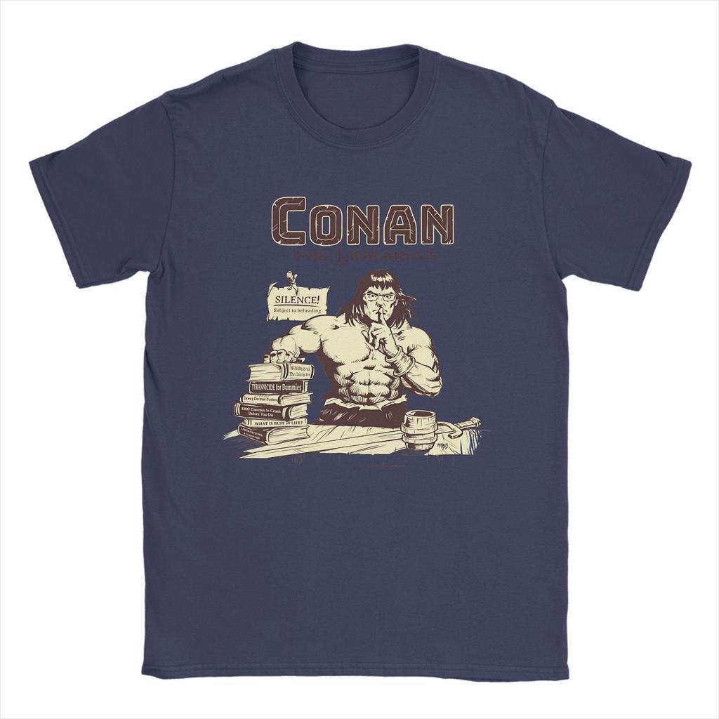 Conan The Barbarian TShirt Summer Cotton TShirts For Unisexs Fashion Loose Tshirt ShortSleeved Y2K Retro Tops