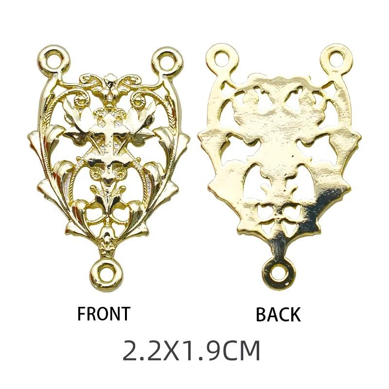 Треугольный сплав ювелирных изделий соединитель ювелирных изделий Изготовление ювелирных изделий Ожерелья Браслеты DIY аксессуары Богоматерь Чудес