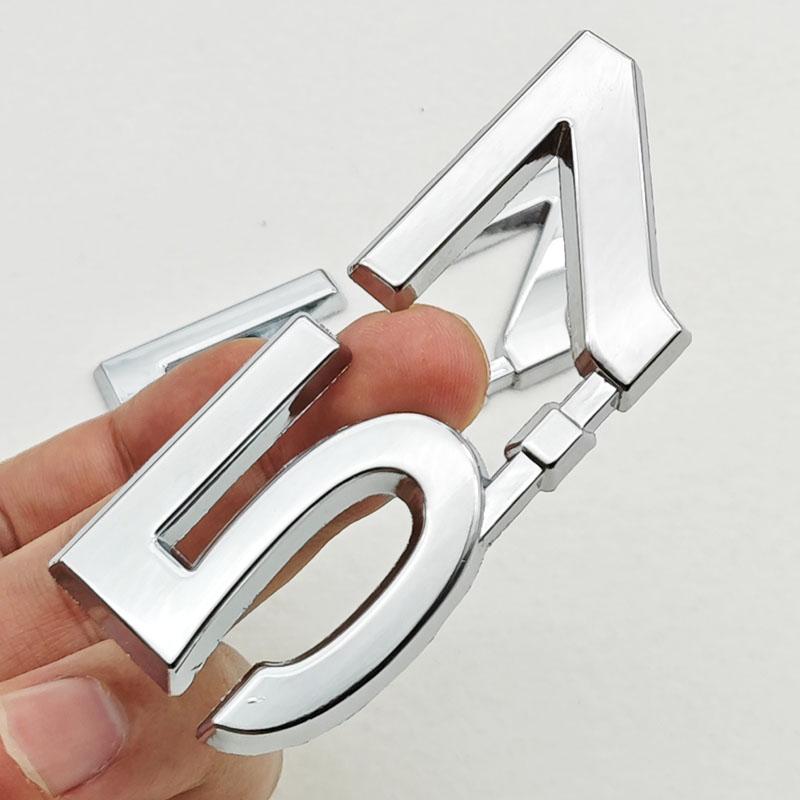 HAX1 3D Metal Logo 5.7 Car Sticker Rear Trunk Tail Badge Emblem For Toyota Tundra Sequoia Lexus F-150 Displacement Auto Accessories