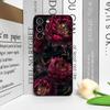 Винтажный Цветочный Узор Пион Чехол для Телефона для Google Pixel 9A 8 A 7A 6 A 7 PRO 8 9 Pro XL 4G 5G Ударопрочный Мягкий Чехол