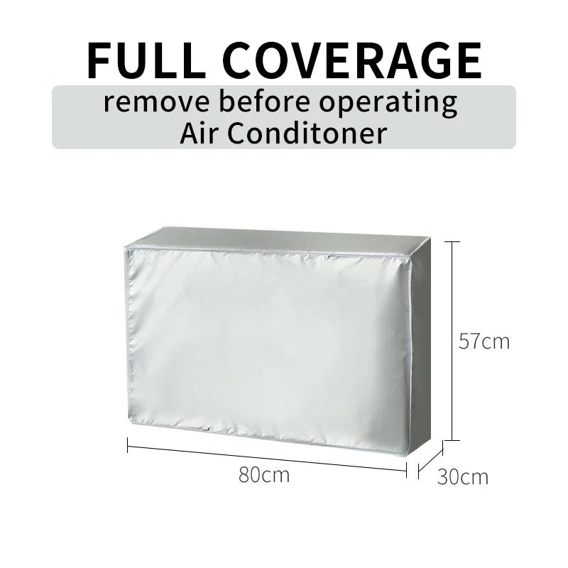 Air Conditioner Waterproof Cover Outdoor Outside Condenser Home Storage Dustproof Sunscreen Front Load Laundry Dryer Covers Case