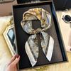New Fashion 70X70cm Women's Scarf Silk Paisley Print Scarf Square Shawl Decorative Headband Neck Luxury Design Bandana