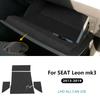 For Seat Leon MK3 2013 2014 2015 2016 2017 2018  Premium Suede Car Co-Pilot Toolbox Sticker Interior Trim Accessories