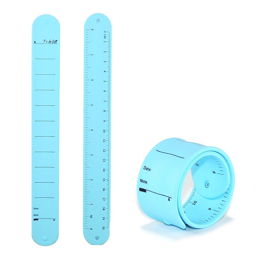 Silicone Note Wrist Band Reusable Writeable Pocket To-do List Wrist Strap Waterproof Erasable with Scale for Elderly
