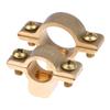 Fit 15 22 28 35 40Mm Od Tube Brass M10 Pipe Clamp Bracket Support Hanger Fixed
