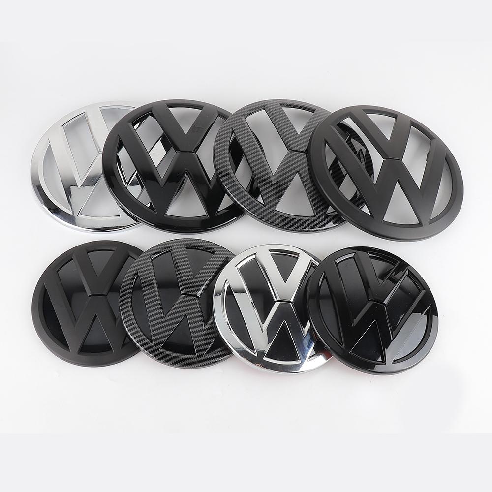 xyz1 2pcs Original replacement version Car Front Grille Emblem Cover Rear Trunk Lid Badge Stickers for VW Transporter T6 2016-2020