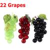 Настоящее прикосновение Искусственные фрукты Виноград Пластиковые украшения для дома и сада Свадебная вечеринка