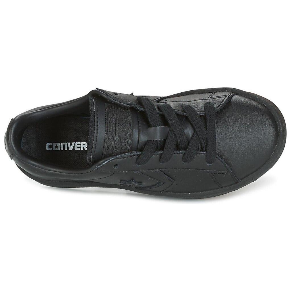 Converse Pro Leather 76 Low Mono Leather Pack - Triple Black Unisex Sneakers 155318C