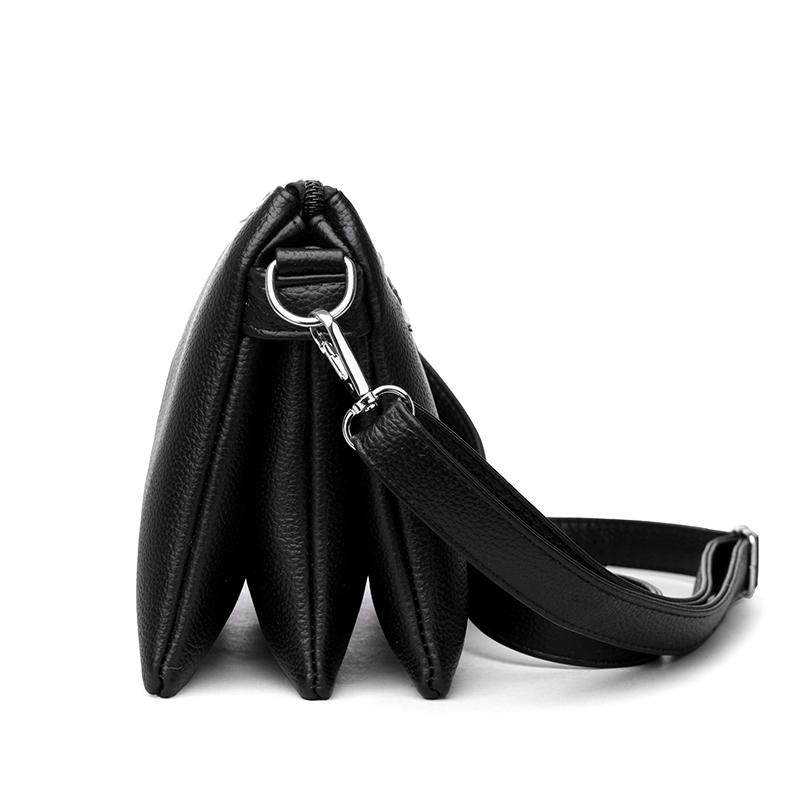 Женская маленькая квадратная сумка через плечо из мягкой кожи, сумка через плечо для мамы