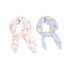 Collocation Clothing Accessories Flower Silk Scarf Hair Band Square Scarf Female Printed Scarf