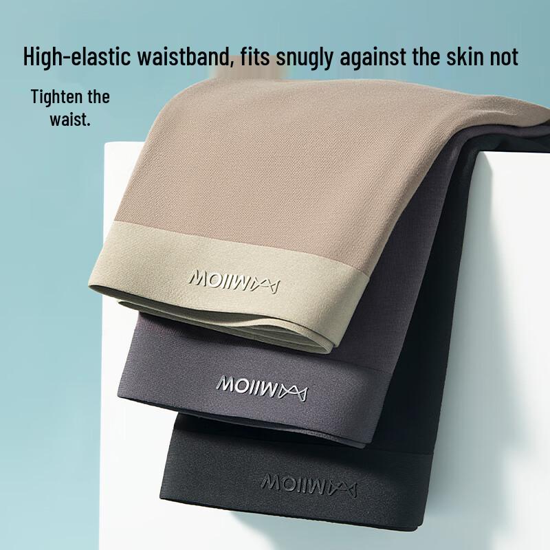 MiiOW Men's 80-Count Cotton 7A Antibacterial Boxer Briefs 3-Pack