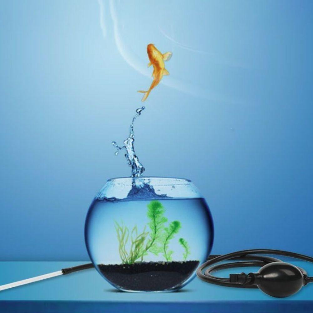 Manual Aquarium Siphon Efficient Fish Tank Cleaner Ecosystem Tank