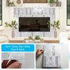 12PCS 2D Print Wall Decal Self Adhesive Cover Sheet Multi Pattern Tile Sticker  Cabinet Refit