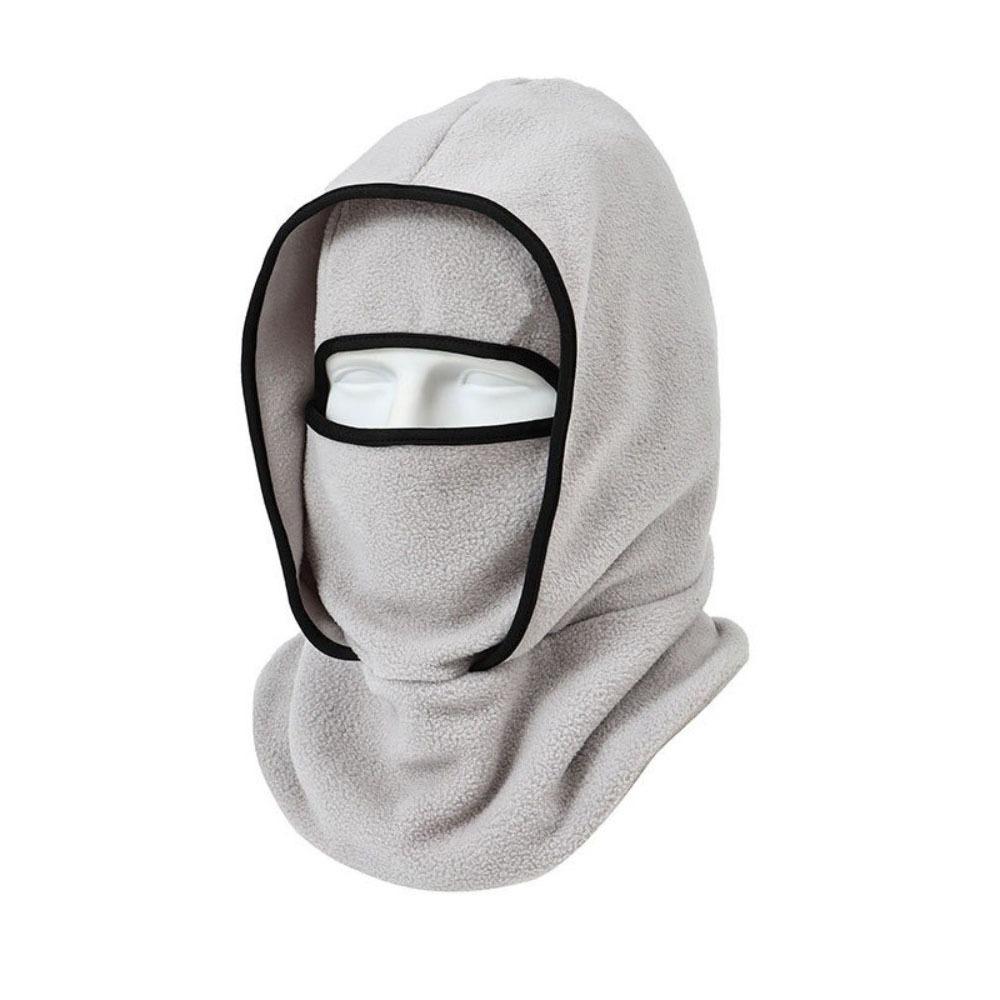 Double Layer Warm Hat Mask Facial Mask Ear Protection Hat Fashion Ski Windproof Cap Winter