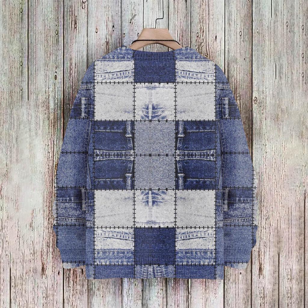 Мужской принтованный синтетический свитер с круглым вырезом, спортивная одежда, свободный топ с длинными рукавами