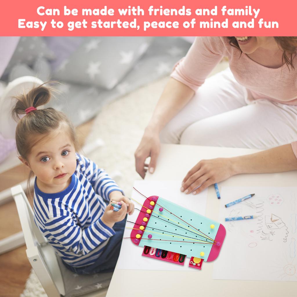 Bracelet Making Kit Funny DIY Kid Friendship Bracelet Jewelry Making Kit Bracelets Crafts Set with Bead for Girl Birthday Gifts