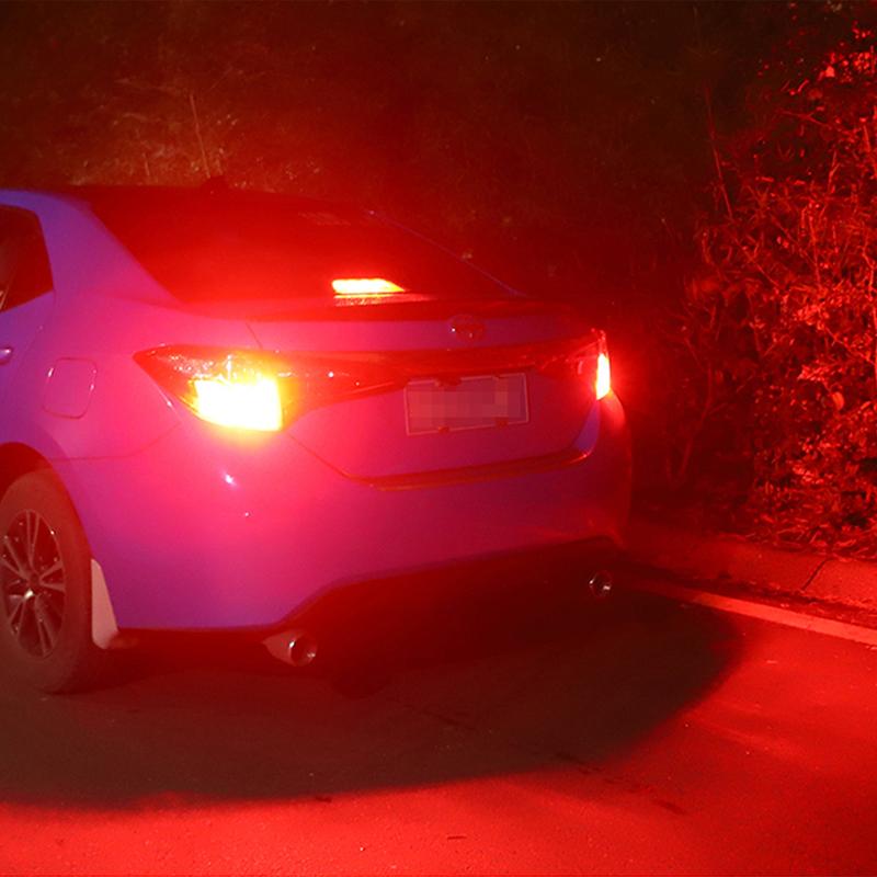 10 шт. 1157 Светодиод BAY15D P21/5W Двухцветный Стробоскоп Светодиод 3014 42 LED Мигающий стоп-сигнал Лампа Красный Белый Синий