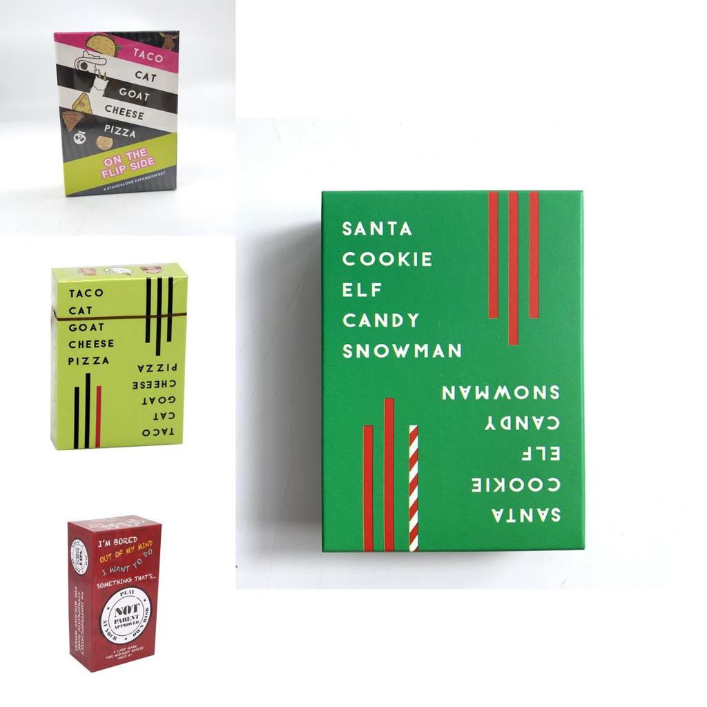 И Яркий Тако Кот Санта Печенье Классическая Карточная Игра Для Детей И Семей**