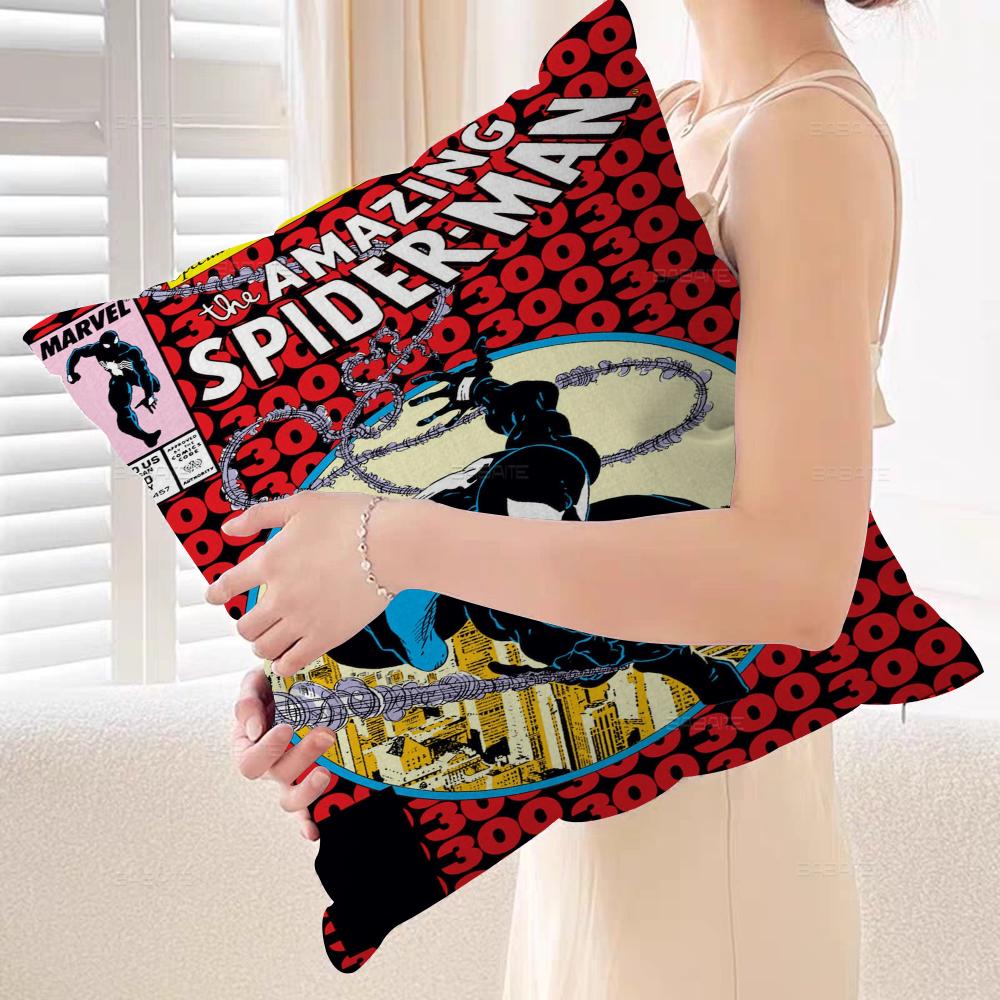S-Spider-Man Superhero Classic Movie Pillow Cover Sofa Cushion Cover Home Room Decoration Children Gift