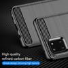 Чехол для Samsung Galaxy Note10 Lite Чехол для Samsung Galaxy Note10 Lite 4G 6,7 дюйма Углеродное волокно Противоударный силиконовый бампер