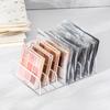 Money Storage Rack 7 Compartments Clear Heavy Duty Large Capacity Multifunctional Desktop Cash Eyeshadow Palette Cosmetic Holder Organizer