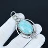 Уникальный кулон с амазонитом, украшения из стерлингового серебра 925 пробы, украшения ручной работы, украшения в стиле бохо, антикварный кулон для подарков на годовщину